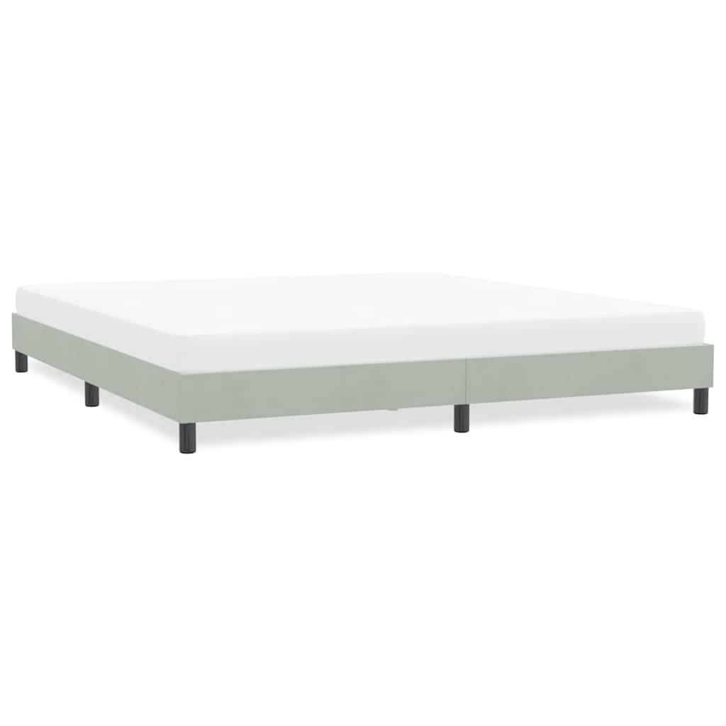 Cama sin colchón blanca 180x200 cm madera de ingeniería