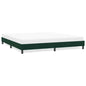 White bed frame without mattress 180x200 cm engineered wood