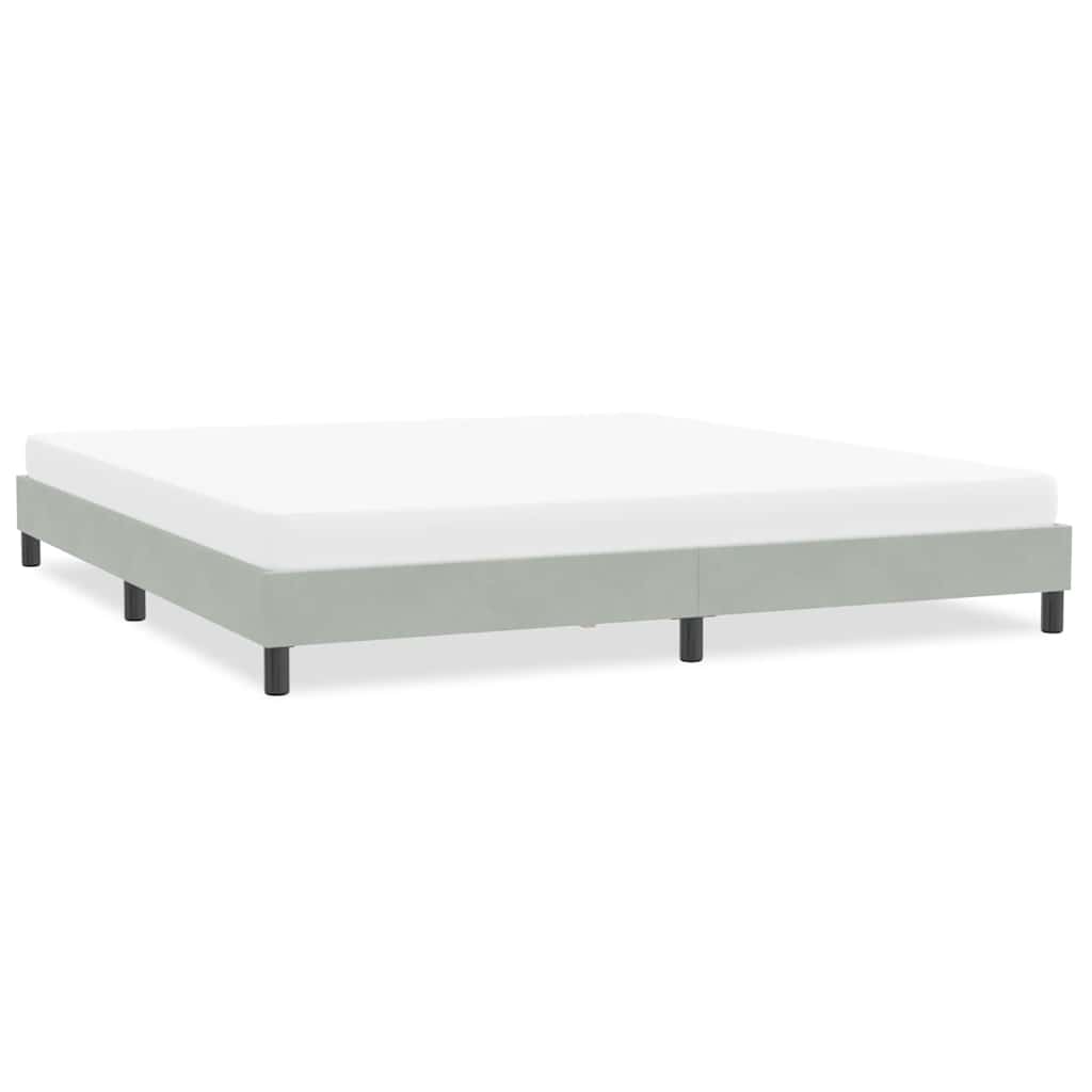 Cama sin colchón blanca 180x200 cm madera de ingeniería