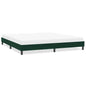 White bed frame without mattress 180x200 cm engineered wood