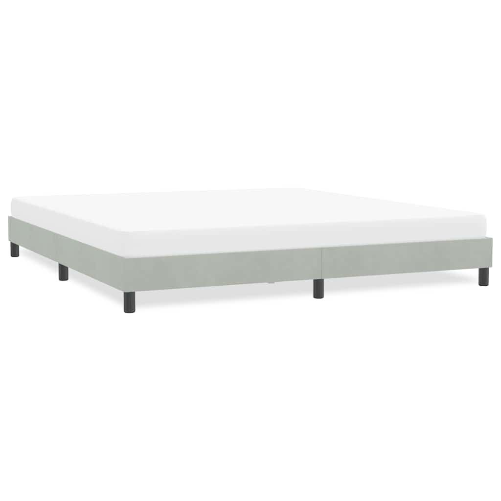 Cama sin colchón blanca 180x200 cm madera de ingeniería