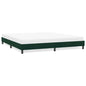 White bed frame without mattress 180x200 cm engineered wood