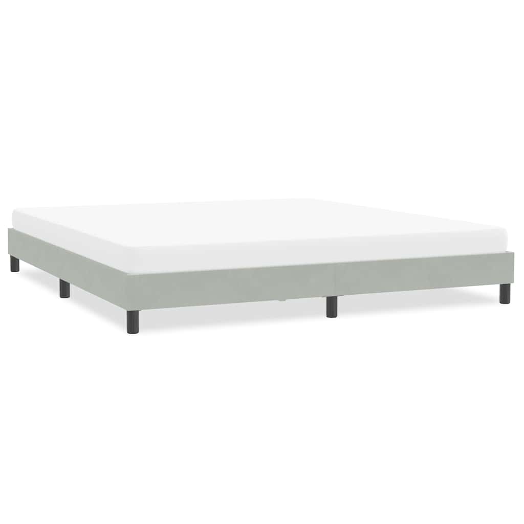 Cama sin colchón blanca 180x200 cm madera de ingeniería