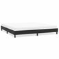 White bed frame without mattress 180x200 cm engineered wood
