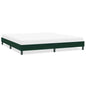 White bed frame without mattress 180x200 cm engineered wood