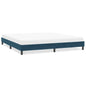 White bed frame without mattress 180x200 cm engineered wood