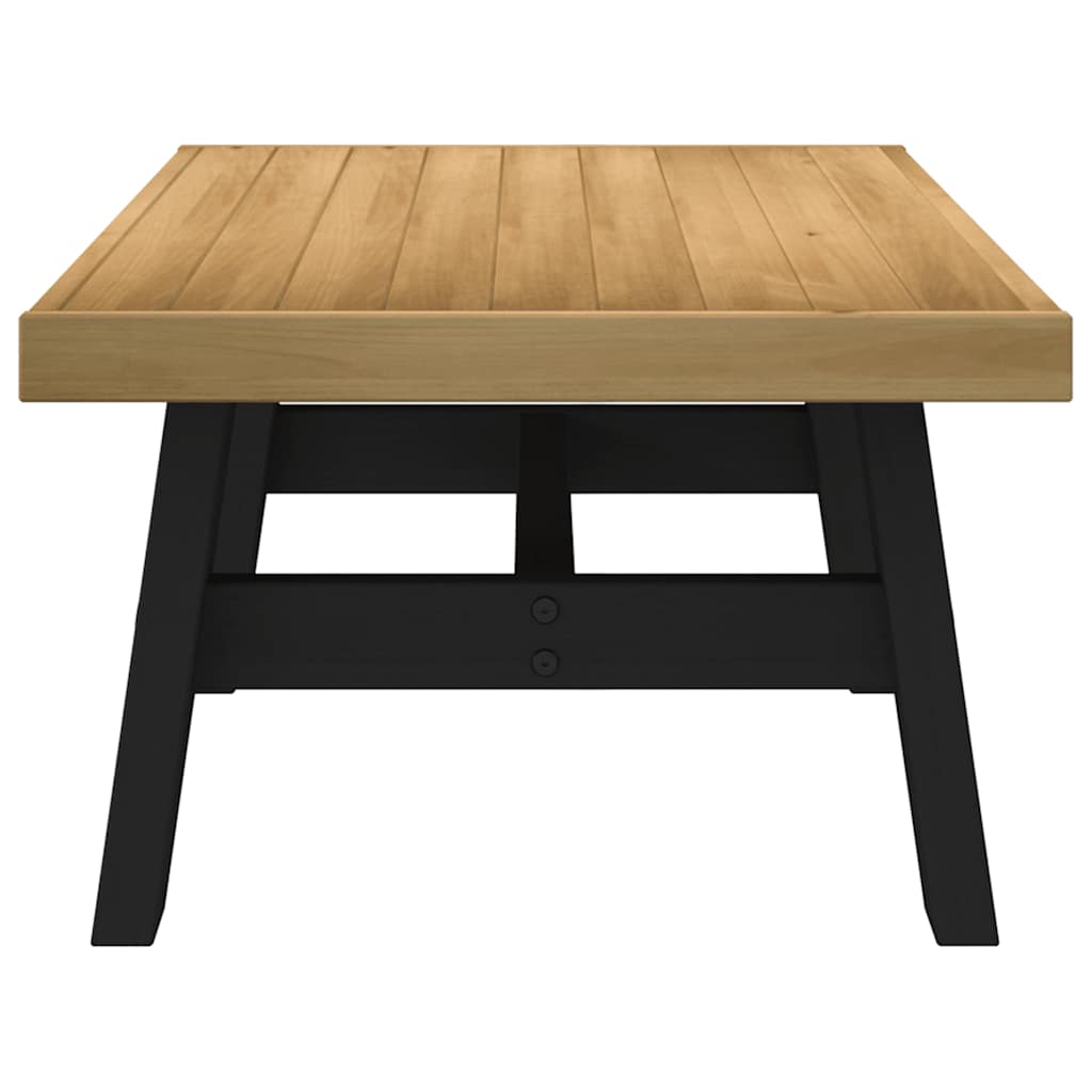 Mesa de centro NOAIN patas en A madera maciza pino 120x60x40 cm