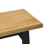Mesa de centro NOAIN patas en A madera maciza pino 120x60x40 cm