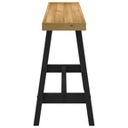 Mesa consola NOAIN patas en A madera maciza pino 120x30x75 cm