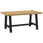 Mesa comedor NOAIN patas forma A madera maciza pino 160x90x75cm