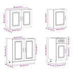 Mueble de cocina Kalmar 7 piezas artesanal roble
