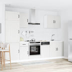 Mueble de cocina Lucca blanco 7 piezas madera contrachapada