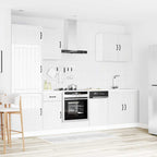 Mueble cocina Lucca blanco de alto brillo 7 pzas