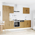 Mueble de cocina Lucca 7 piezas artesanal roble