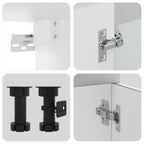 Mueble cocina Kalmar gris hormigón 8 pzas madera contrachapada