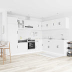 Mueble de cocina Lucca blanco 14 piezas madera contrachapada