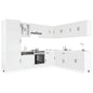 Mueble de cocina Lucca blanco 14 piezas madera contrachapada