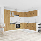 Mueble de cocina Lucca 14 piezas artesanal roble