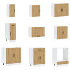 Mueble de cocina Lucca 14 piezas artesanal roble