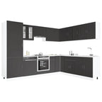 Mueble de cocina Porto 14 piezas artesanal roble