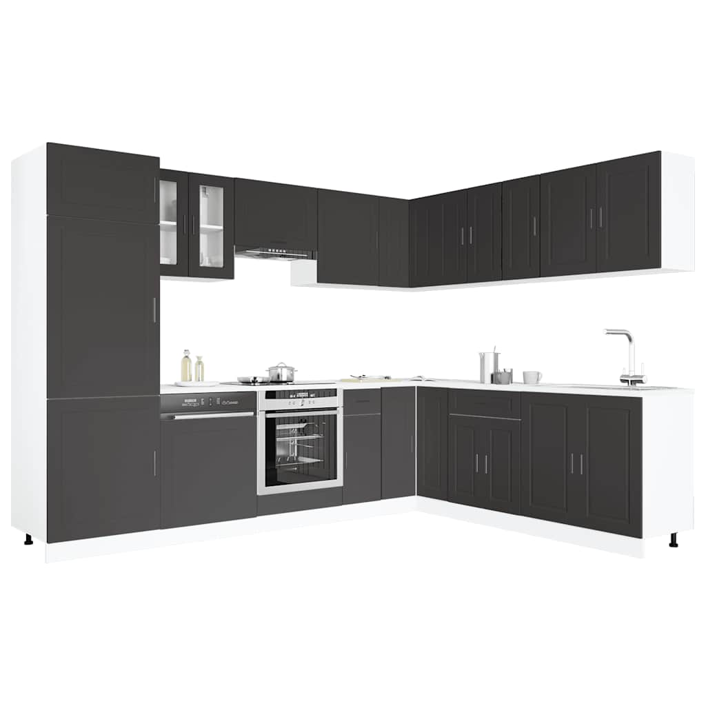 Mueble de cocina Porto 14 piezas artesanal roble