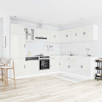 Mueble cocina Porto blanco brillo 14 pzas madera contrachapada