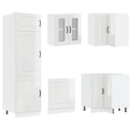 Mueble cocina Porto blanco brillo 14 pzas madera contrachapada