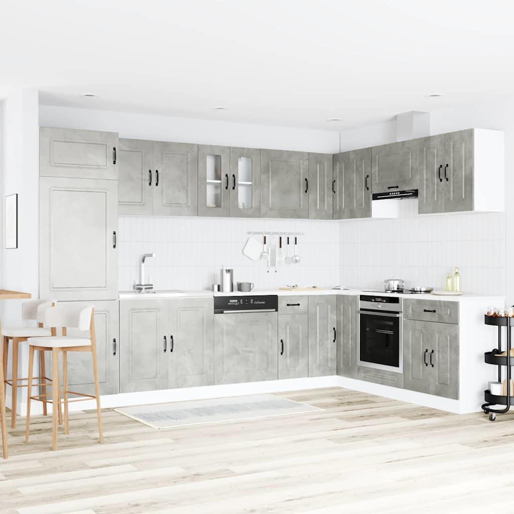 Gabinete de cocina Kalmar 2 pcs Marrón 80 x 46 x 81.5 cm