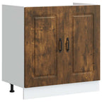 Gabinete de cocina Kalmar 2 pcs Marrón 80 x 46 x 81.5 cm