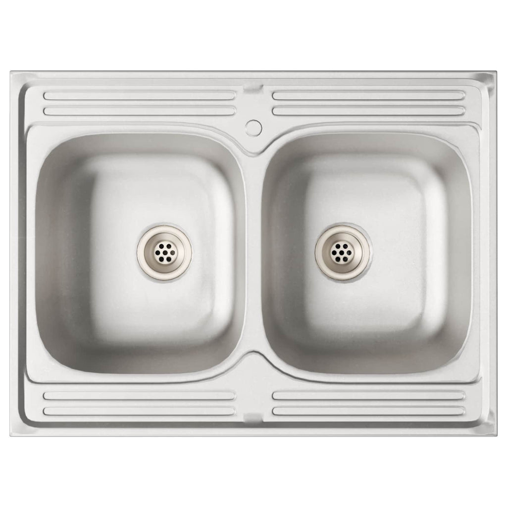 Mueble Bajo para Fregadero con almacenamiento Porto 2 pcs Gris