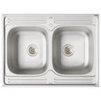 Mueble Bajo para Fregadero con almacenamiento Porto 2 pcs Gris