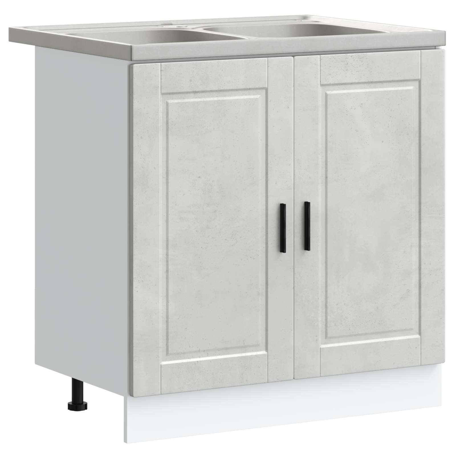 Mueble Bajo para Fregadero con almacenamiento Porto 2 pcs Gris