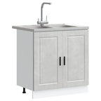Mueble Bajo para Fregadero con almacenamiento Porto 2 pcs Gris