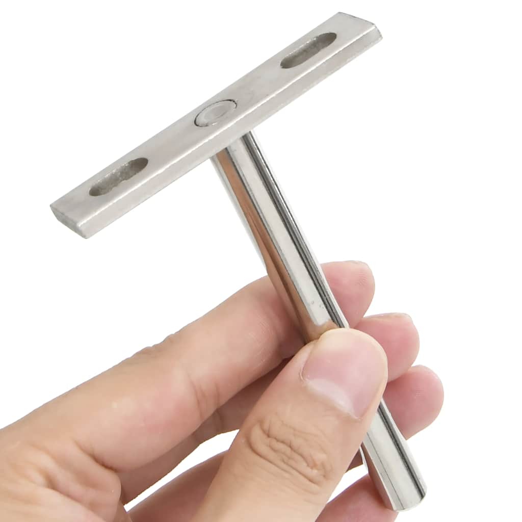 Soportes flotantes para estantes 12uds invisibles acero carbono
