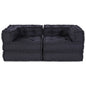 Unidad de Sofá Modular 2 pcs Amarillo 140 x 70 x 36 cm Tela