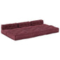 Unidad de Sofá Modular 2 pcs Amarillo 140 x 70 x 36 cm Tela