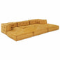 Unidad de Sofá Modular 2 pcs Amarillo 140 x 70 x 36 cm Tela
