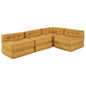 Unidad de Sofá Modular 2 pcs Amarillo 140 x 70 x 36 cm Tela