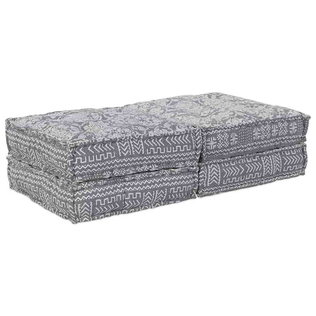 Modular Sofa Unit 2 pcs Yellow 140 x 70 x 36 cm Fabric