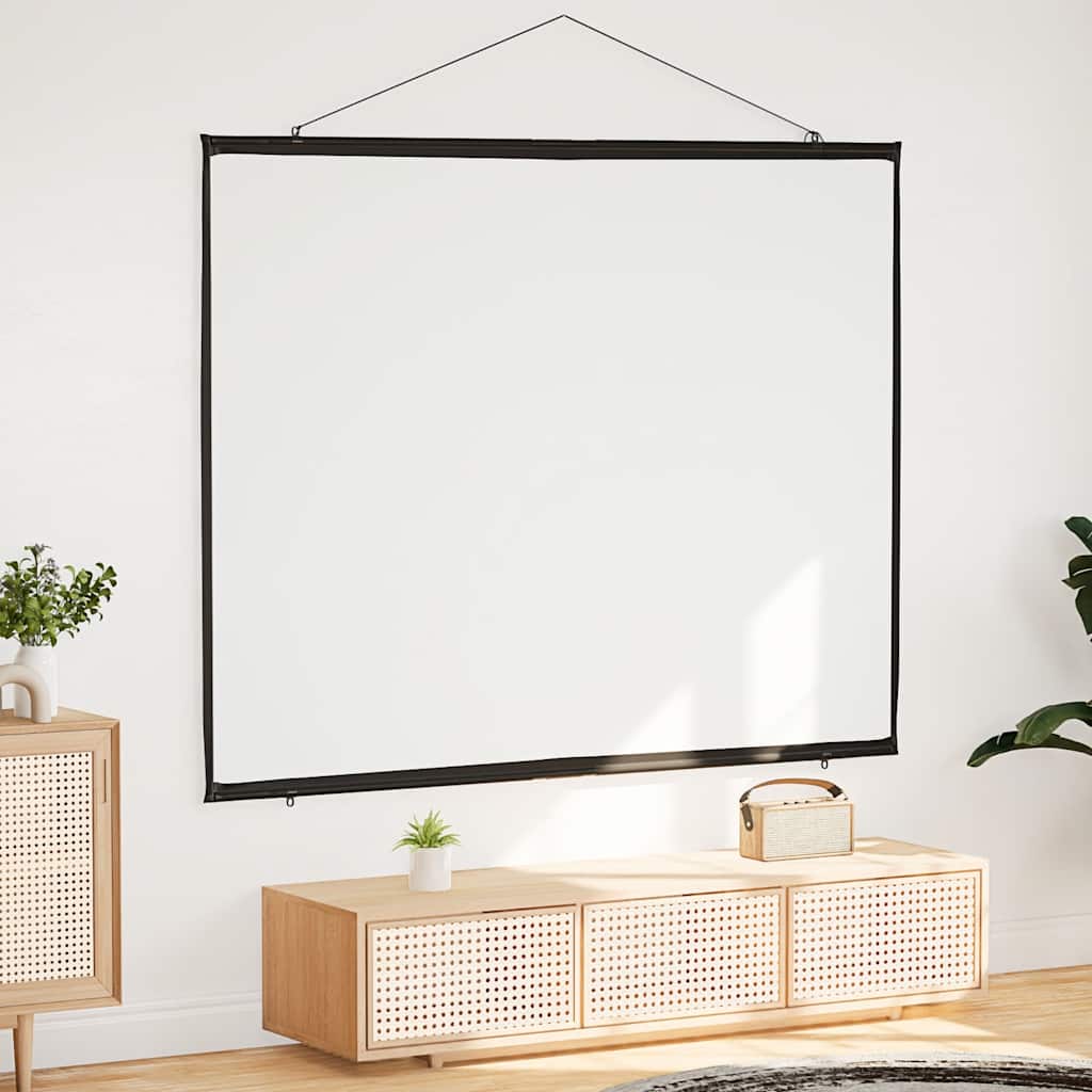 Pantalla de proyección colgante de pared 100 pulgadas 4:3