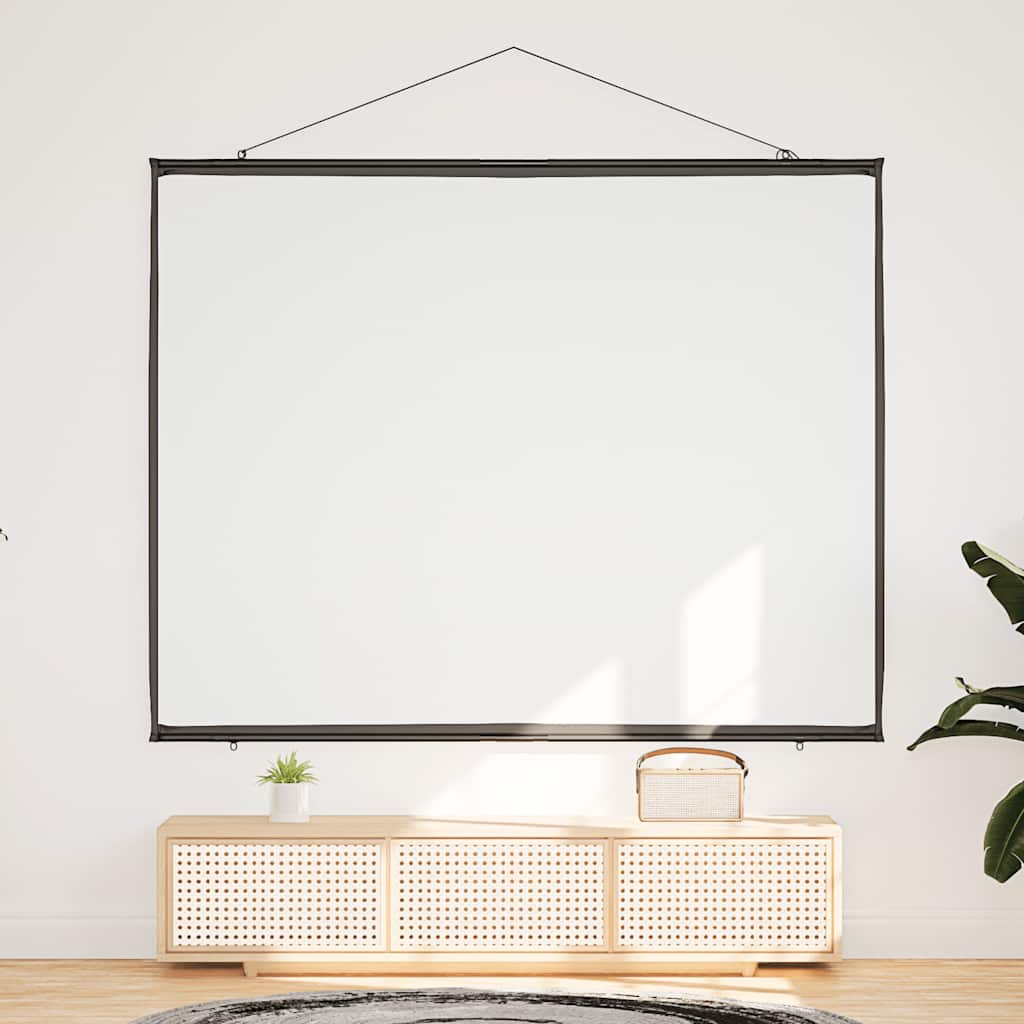 Pantalla de proyección colgante de pared 100 pulgadas 4:3