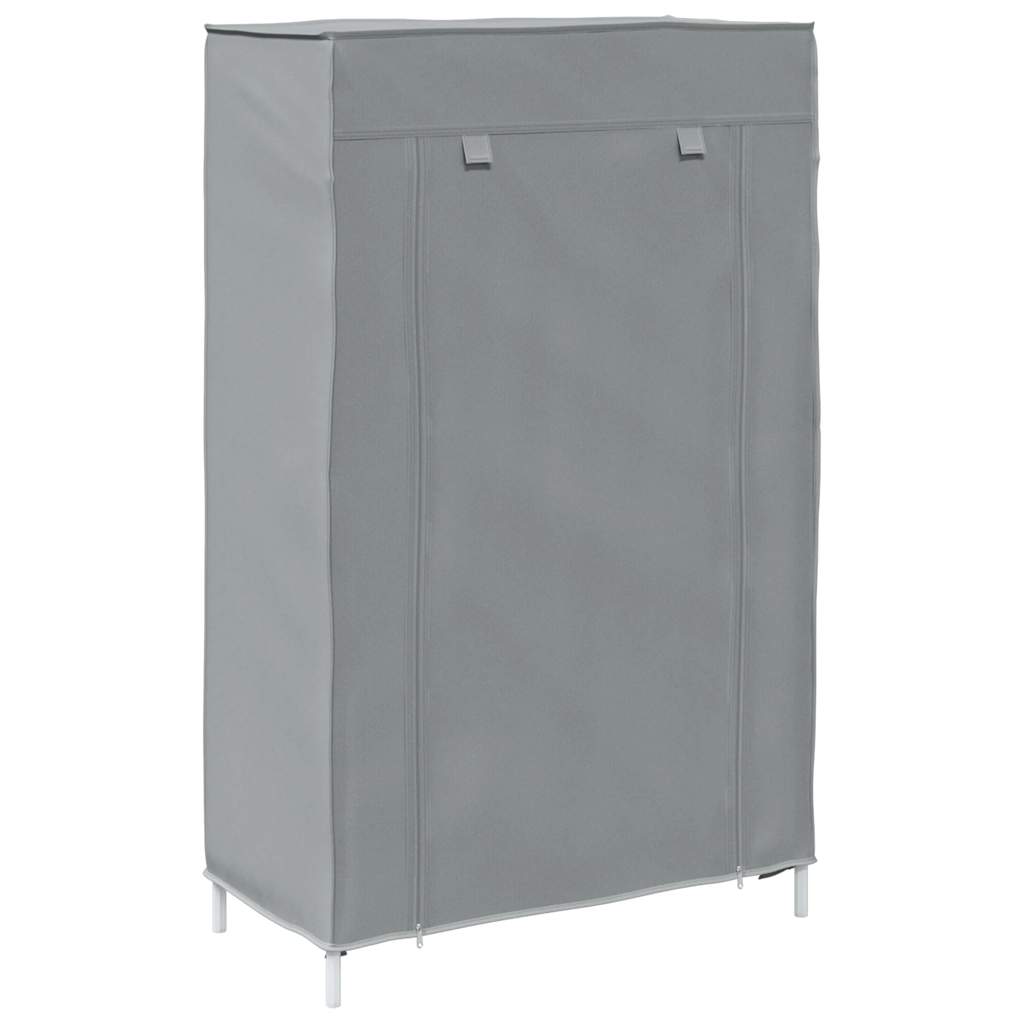 Zapatero gris 60,5x30x97 cm tejido no tejido