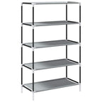 Zapatero gris 60,5x30x97 cm tejido no tejido