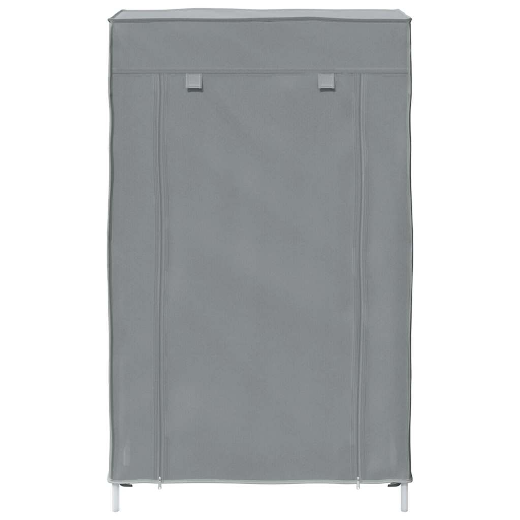 Zapatero gris 60,5x30x97 cm tejido no tejido