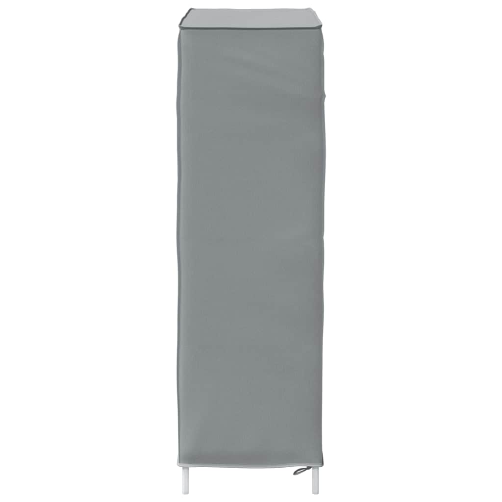 Zapatero gris 60,5x30x97 cm tejido no tejido