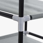 Zapatero gris 60,5x30x97 cm tejido no tejido
