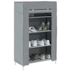 Zapatero gris 60,5x30x97 cm tejido no tejido