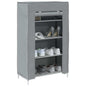 Shoe rack grey 60.5x30x97 cm non-woven