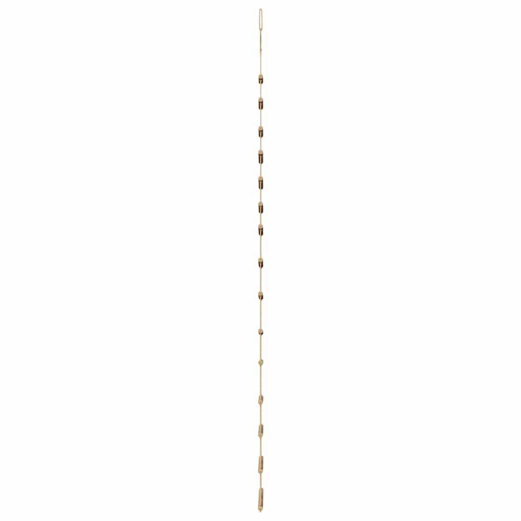 Árbol de Navidad colgante con estrella en la punta, 100 x 210 cm, rama natural