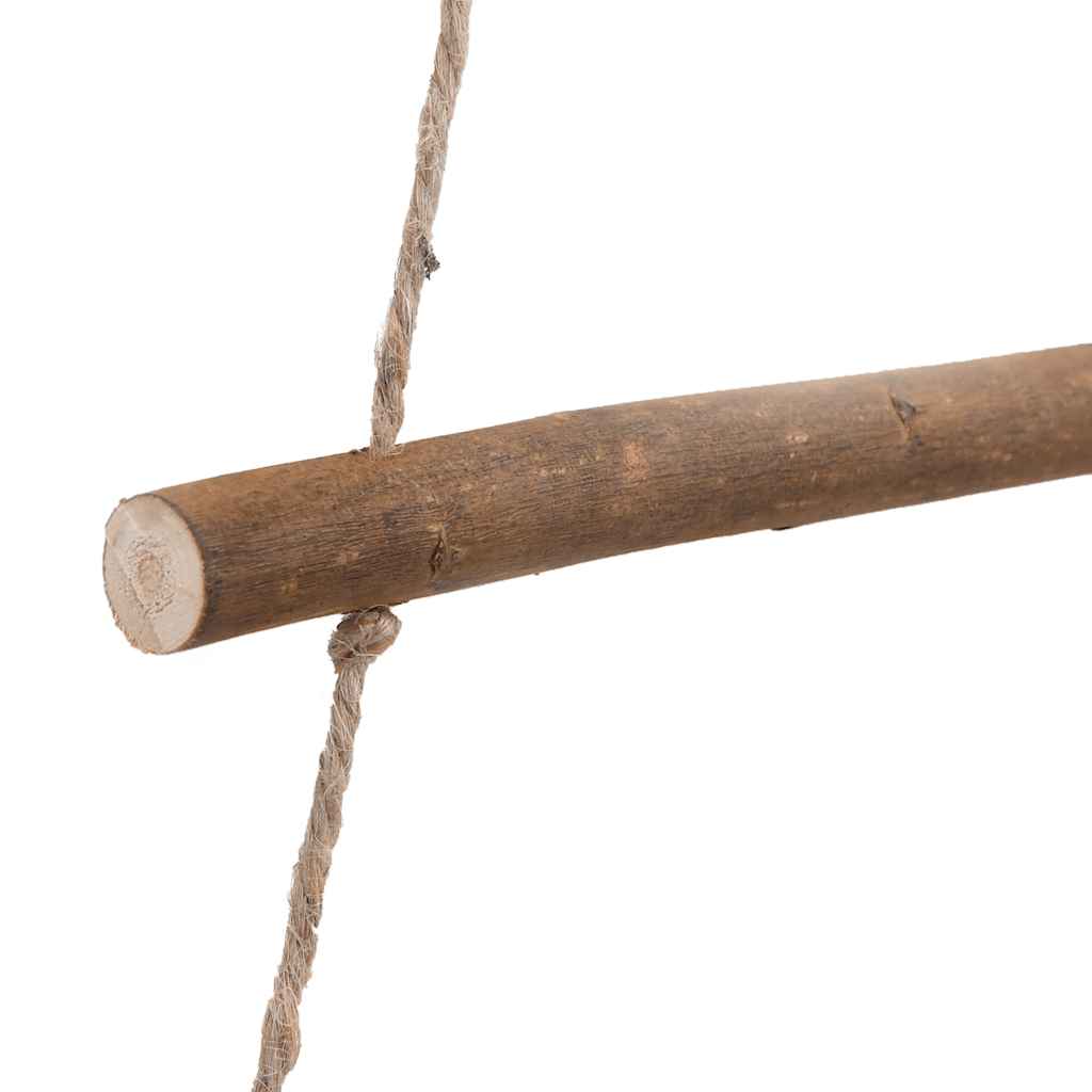 Árbol de Navidad colgante con estrella en la punta, 100 x 210 cm, rama natural
